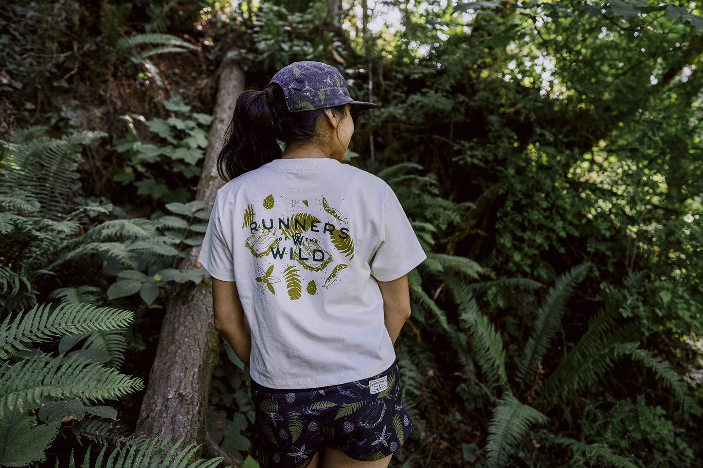 Women's Boxy High Waist Tee | Forest Floor