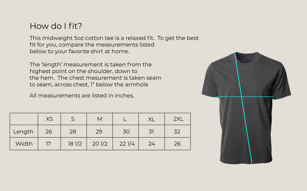 Unisex Midweight Tee | Forest Floor