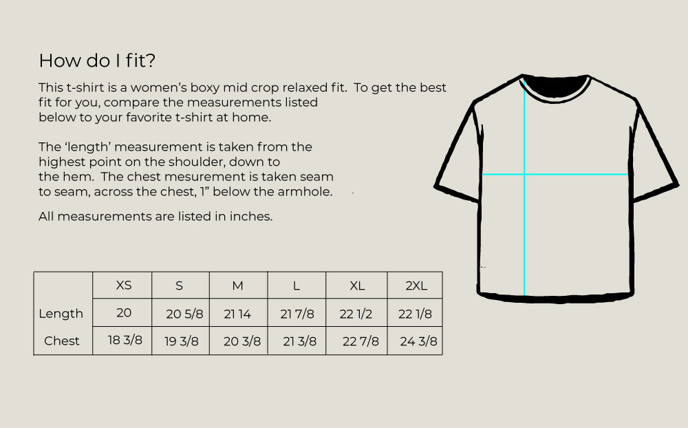 Women's Boxy High Waist Tee | The Wild Place