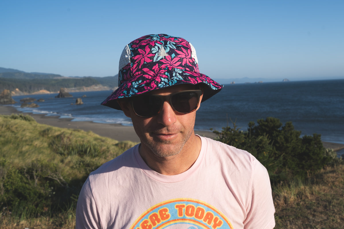 The Long Haul Bucket Cap - Petal Palooza