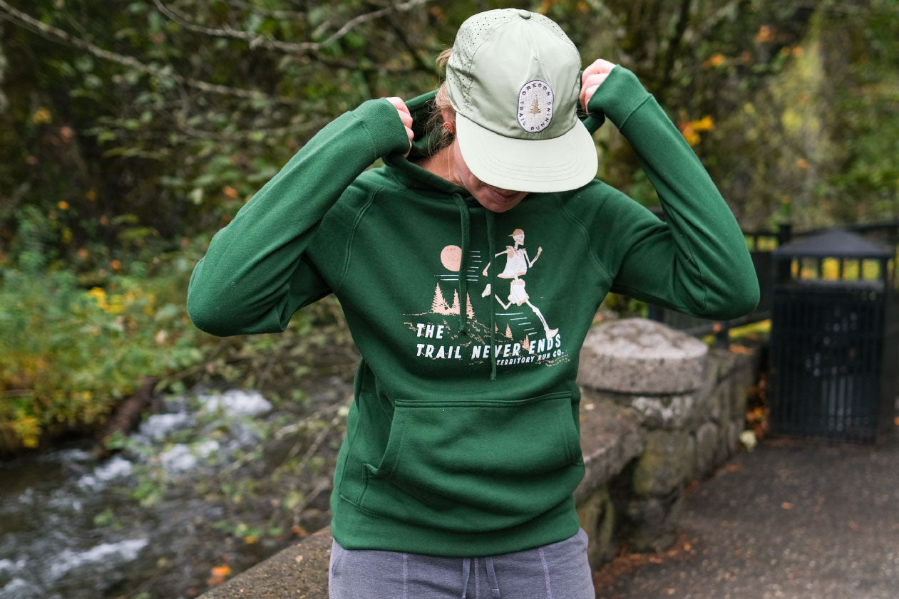 The Trail Never Ends Hoodie