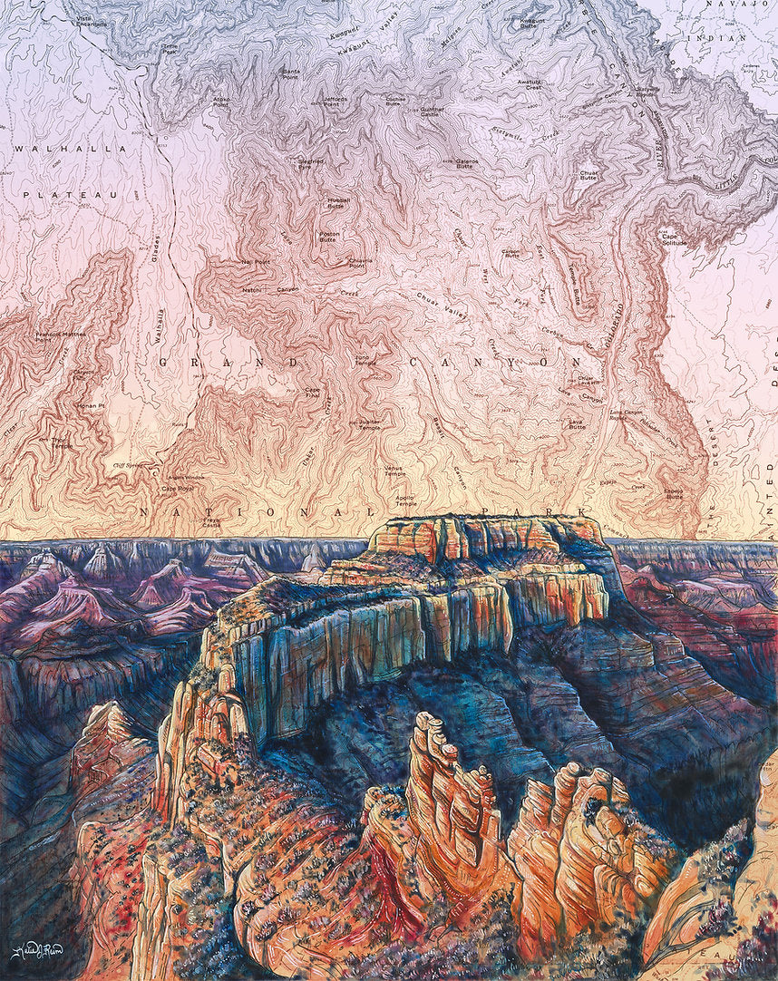 Cape Royal, Grand Canyon Art Print w/ Mat - Pre Order