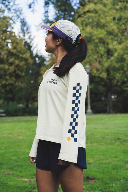 Women's Flowy Relaxed Long Sleeve Tee | Have a Nice Run