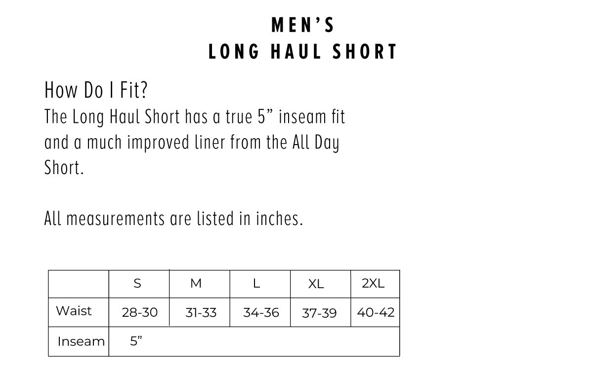 Men's Long Haul Short- Navy