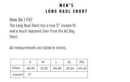 Men's Long Haul Short- Navy