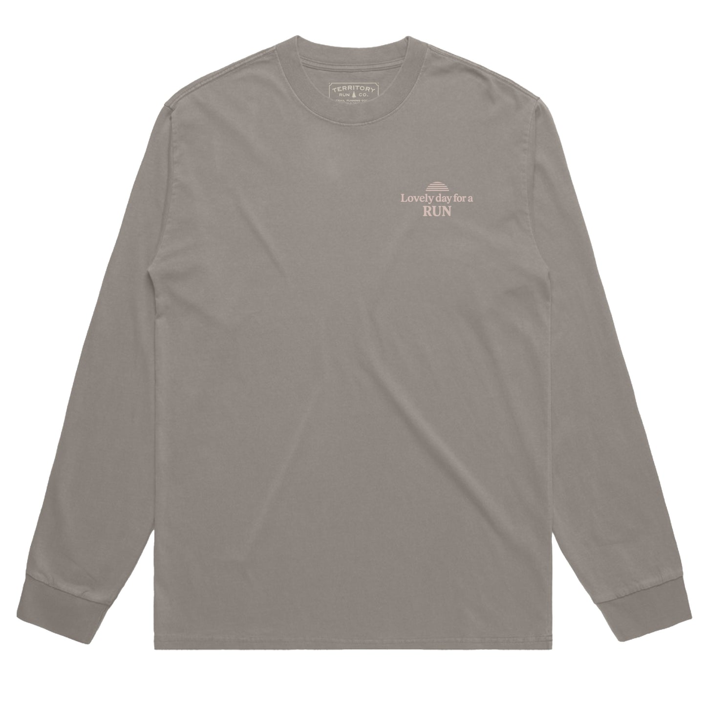 Heavy Long Sleeve Tee | Lovely day for a run