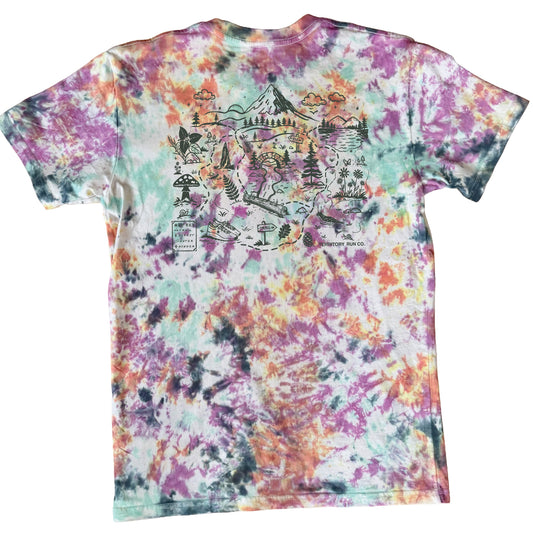 Trail Society Midweight Tee - Custom Handmade Tie Dye | PRE-ORDER