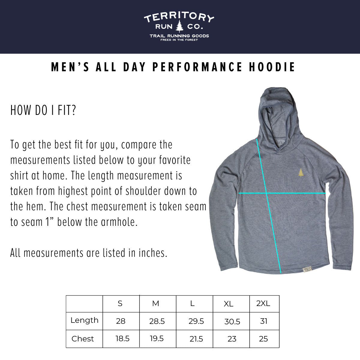 Men's All Day Hoodie - Trail Brand