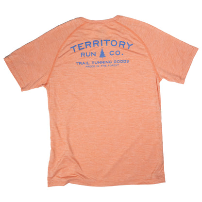 Men's Long Haul Performance Tee- Serene Orange