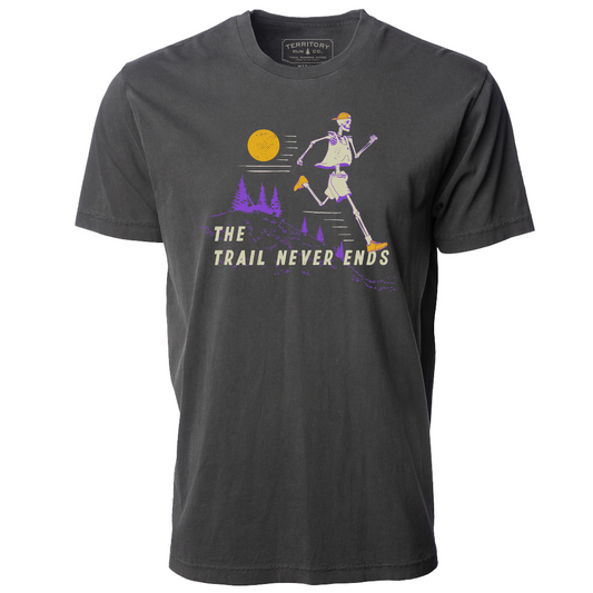 Unisex Midweight Tee | The Trail Never Ends