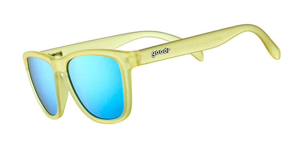 Goodr OG Running Sunglasses - Yellow - Blue - O/S