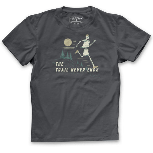 Unisex Midweight Tee | The Trail Never Ends