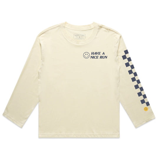 Women's Flowy Relaxed Long Sleeve Tee | Have a Nice Run