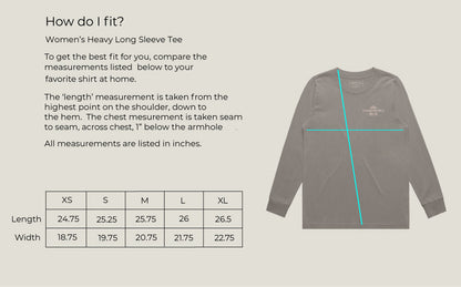 Women's Heavy Long Sleeve Tee | Lovely day for a run