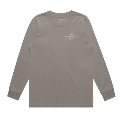 Women's Heavy Long Sleeve Tee | Lovely day for a run