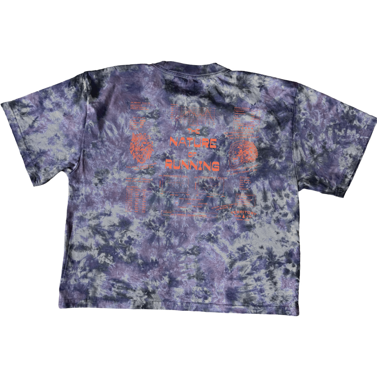 Women's Nature of Running Relaxed Flowy Tee - Custom Handmade Tie Dye | PRE-ORDER