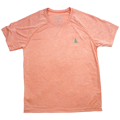 Men's Long Haul Performance Tee- Serene Orange