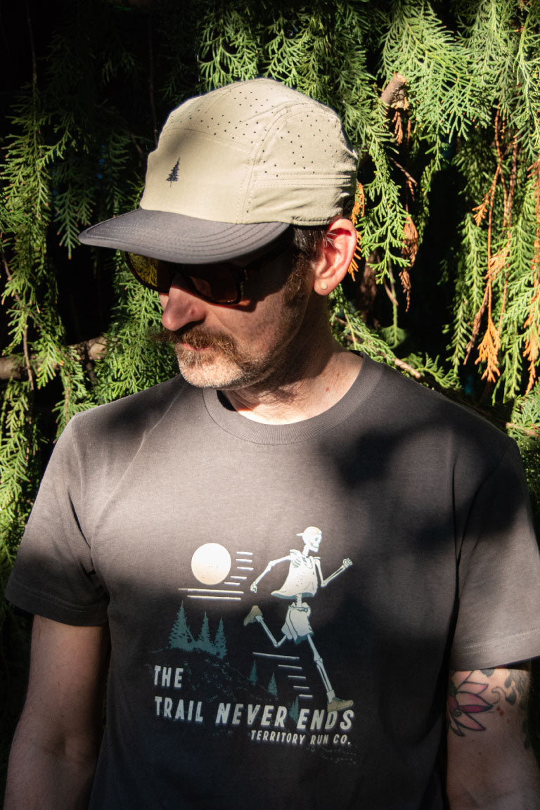 Unisex Midweight Tee | The Trail Never Ends