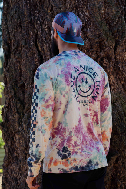 Have a Nice Run LS Midweight Tee - Custom Handmade Tie Dye | PRE-ORDER