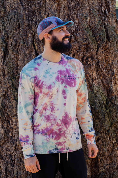 Have a Nice Run LS Midweight Tee - Custom Handmade Tie Dye | PRE-ORDER