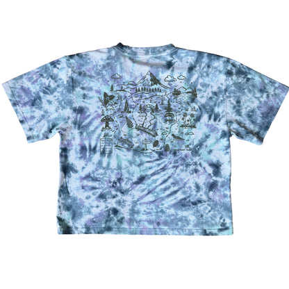 Women's Trail Society Relaxed Flowy Tee - Custom Handmade Tie Dye | PRE-ORDER