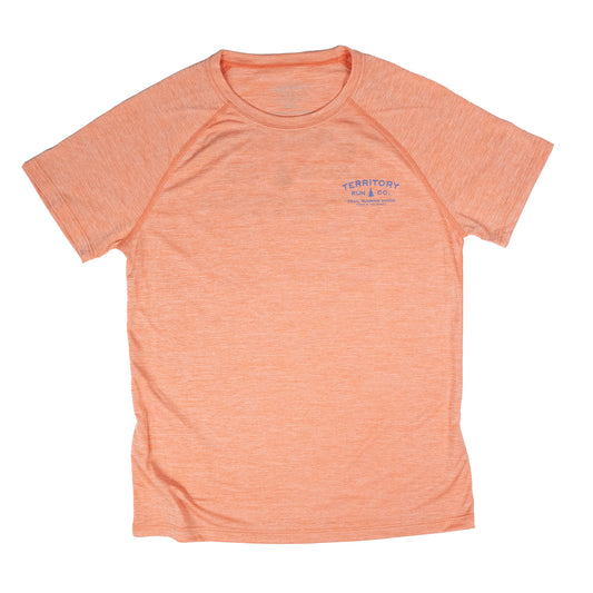 Women's Long Haul Performance Tee- Serene Orange