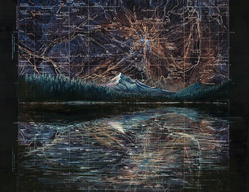 Milky Way over Lost Lake Art Print w/ Mat - Pre Order